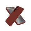 Newface Samsung Galaxy A56 Kılıf First Silikon - Bordo