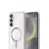 Newface Samsung Galaxy A56 Kross Magneticsafe Kapak - Gümüş