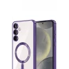 Newface Samsung Galaxy A56 Kross Magneticsafe Kapak - Mor
