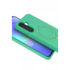 Newface Samsung Galaxy A56 Regal Magsafe Standlı Kapak - Yeşil