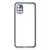 Newface Samsung Galaxy A71 Kılıf Miami Şeffaf Silikon - Gri