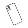 Newface Samsung Galaxy A71 Kılıf Miami Şeffaf Silikon - Gri