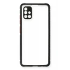 Newface Samsung Galaxy A71 Kılıf Miami Şeffaf Silikon - Siyah