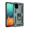 Newface Samsung Galaxy A71 Kılıf Sofya Yüzüklü Silikon Kapak - Yeşil