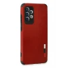 Newface Samsung Galaxy A72 Kılıf Loop Deri Silikon - Kırmızı