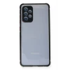 Newface Samsung Galaxy A72 Kılıf Miami Şeffaf Silikon - Siyah