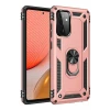 Newface Samsung Galaxy A72 Kılıf Sofya Yüzüklü Silikon Kapak - Rose