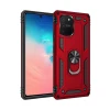 Newface Samsung Galaxy A91 / S10 Lite Kılıf Sofya Yüzüklü Silikon Kapak - Kırmızı