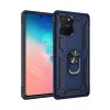 Newface Samsung Galaxy A91 / S10 Lite Kılıf Sofya Yüzüklü Silikon Kapak - Lacivert
