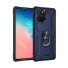 Newface Samsung Galaxy A91 / S10 Lite Kılıf Sofya Yüzüklü Silikon Kapak - Lacivert