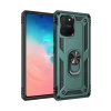 Newface Samsung Galaxy A91 / S10 Lite Kılıf Sofya Yüzüklü Silikon Kapak - Yeşil