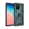 Newface Samsung Galaxy A91 / S10 Lite Kılıf Sofya Yüzüklü Silikon Kapak - Yeşil