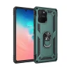 Newface Samsung Galaxy A91 / S10 Lite Kılıf Sofya Yüzüklü Silikon Kapak - Yeşil