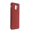 Newface Samsung Galaxy J6 Kılıf First Silikon - Bordo