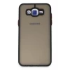 Newface Samsung Galaxy J7 Kılıf Montreal Silikon Kapak - Siyah