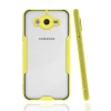 Newface Samsung Galaxy J7 Kılıf Platin Silikon - Sarı