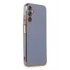 Newface Samsung Galaxy M14 5G Kılıf Volet Silikon - Mavi