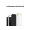 Newface Samsung Galaxy M15 Kılıf Volet Silikon - Siyah