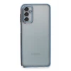 Newface Samsung Galaxy M23 Kılıf Razer Lensli Silikon - Açık Mavi