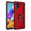 Newface Samsung Galaxy M31S Kılıf Sofya Yüzüklü Silikon Kapak - Kırmızı