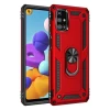 Newface Samsung Galaxy M31S Kılıf Sofya Yüzüklü Silikon Kapak - Kırmızı
