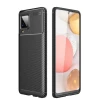 Newface Samsung Galaxy M33 Kılıf Auto Focus Karbon Kapak - Siyah