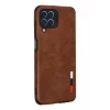Newface Samsung Galaxy M33 Kılıf Loop Deri Silikon - Kahverengi