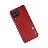 Newface Samsung Galaxy M33 Kılıf Loop Deri Silikon - Kırmızı