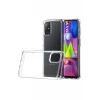 Newface Samsung Galaxy M51 Kılıf Lüx Şeffaf Silikon