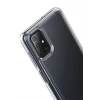 Newface Samsung Galaxy M51 Kılıf Lüx Şeffaf Silikon