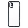 Newface Samsung Galaxy M51 Kılıf Miami Şeffaf Silikon - Lacivert