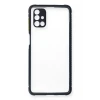 Newface Samsung Galaxy M51 Kılıf Miami Şeffaf Silikon - Lacivert