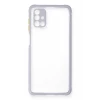 Newface Samsung Galaxy M51 Kılıf Miami Şeffaf Silikon - Lila