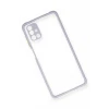 Newface Samsung Galaxy M51 Kılıf Miami Şeffaf Silikon - Lila