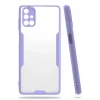 Newface Samsung Galaxy M51 Kılıf Platin Silikon - Lila