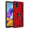 Newface Samsung Galaxy M51 Kılıf Sofya Yüzüklü Silikon Kapak - Kırmızı