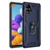 Newface Samsung Galaxy M51 Kılıf Sofya Yüzüklü Silikon Kapak - Lacivert