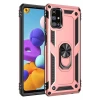Newface Samsung Galaxy M51 Kılıf Sofya Yüzüklü Silikon Kapak - Rose