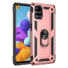 Newface Samsung Galaxy M51 Kılıf Sofya Yüzüklü Silikon Kapak - Rose