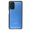 Newface Samsung Galaxy M52 5G Kılıf Miami Şeffaf Silikon - Siyah