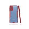 Newface Samsung Galaxy M52 5G Kılıf Platin Silikon - Kırmızı