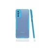 Newface Samsung Galaxy M52 5G Kılıf Platin Silikon - Mavi