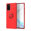 Newface Samsung Galaxy Note 20 Kılıf Range Yüzüklü Silikon - Kırmızı