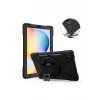 Newface Samsung Galaxy P610 Tab S6 Lite 10.4 Kılıf Amazing Tablet Kapak - Siyah