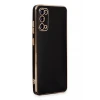 Newface Samsung Galaxy S20 Kılıf Volet Silikon - Siyah