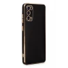 Newface Samsung Galaxy S20 Kılıf Volet Silikon - Siyah