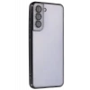Newface Samsung Galaxy S21 FE Kılıf Razer Lensli Silikon - Siyah