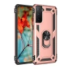 Newface Samsung Galaxy S21 Kılıf Sofya Yüzüklü Silikon Kapak - Rose