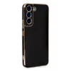 Newface Samsung Galaxy S21 Kılıf Volet Silikon - Siyah