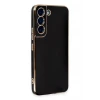 Newface Samsung Galaxy S21 Kılıf Volet Silikon - Siyah